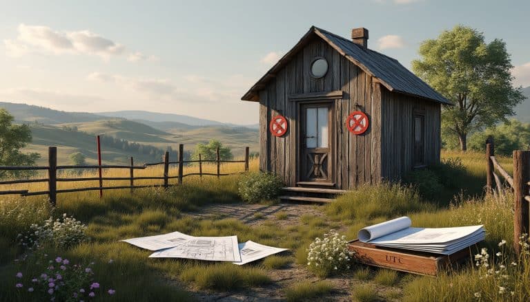 Terrain non constructible avec cabanon cadastré : démarches et coûts