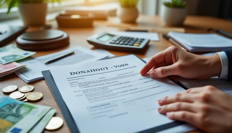 Simulation frais de notaire donation : démarches et coûts